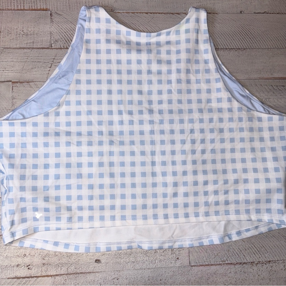 π Old Navy Active Womens Plus 3X Powersoft Built in Bra Athletic Tank Top Blue - Picture 12 of 15